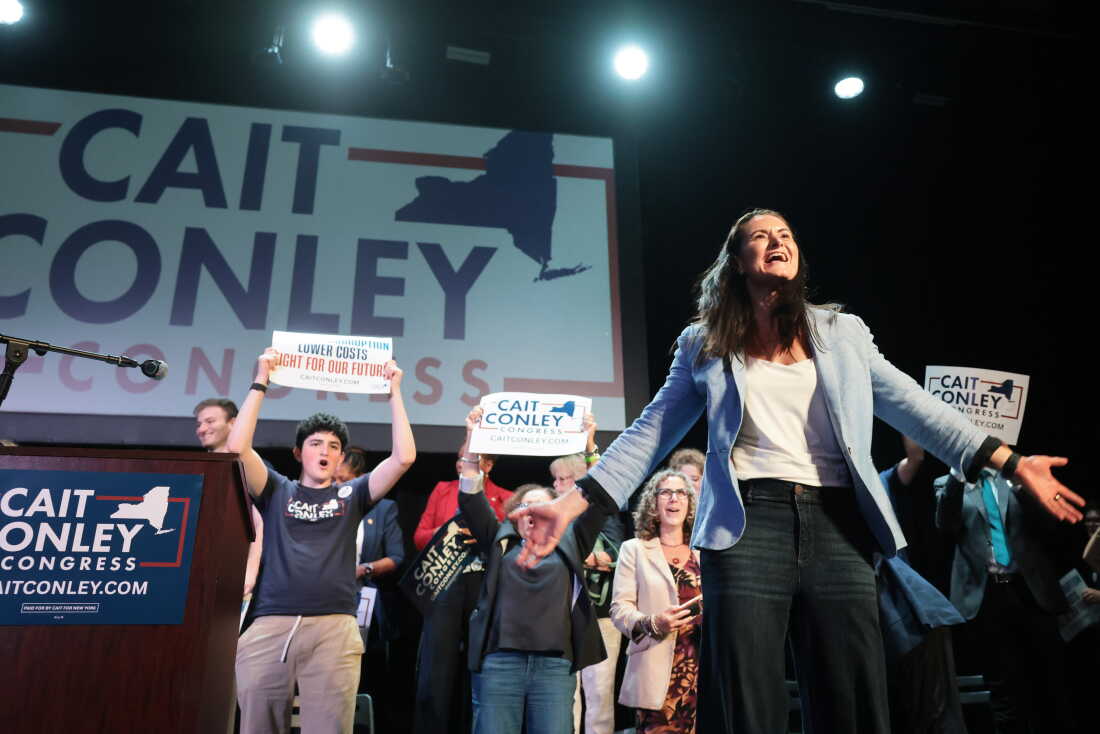 Cait Conley, the Democrat running against Rep. Mike Lawler, R-NY, hopes to appeal to Democrats and disaffected Republicans to win in November.