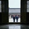 Çin Devlet Başkanı Xi Jinping (sağda) ve ABD Başkanı Donald Trump, 14 Mayıs 2026'da Çin'in Pekin kentindeki Cennet Tapınağı'nı ziyaret etti.