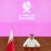 Qatar's Prime Minister and Foreign Minister Mohammed bin Abdulrahman Al Thani addresses a press conference following Israeli strikes in Doha on Tuesday.