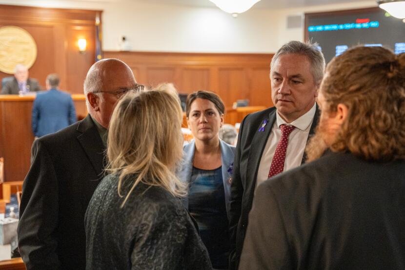 House Republicans strategize ahead of a vote on Thursday, March 12, 2026.