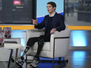 Hall is interviewed about his book, <em>Saved: A War Reporter's Mission to Make It Home</em>, on <em>Fox & Friends</em> on March 10, 2023.