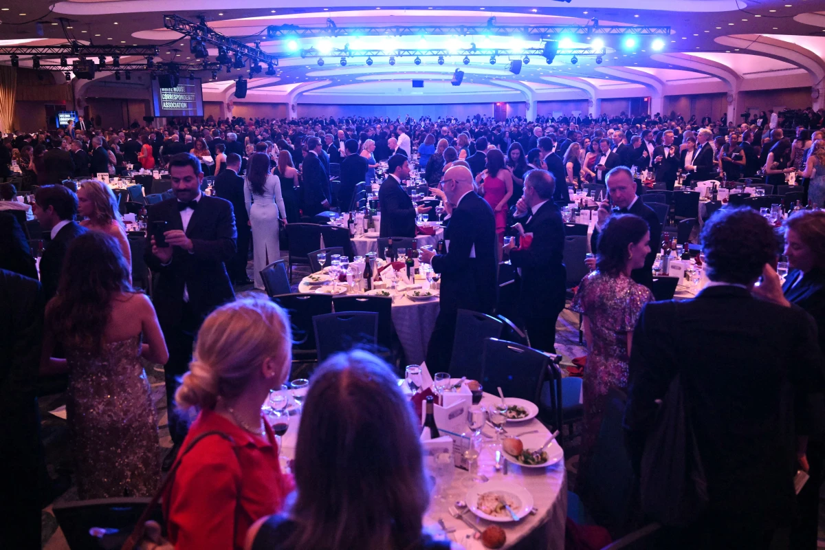 Attendees hid in and then fled from the Washington Hilton after shots were fired at the White House Correspondents' Association Dinner on Saturday night.