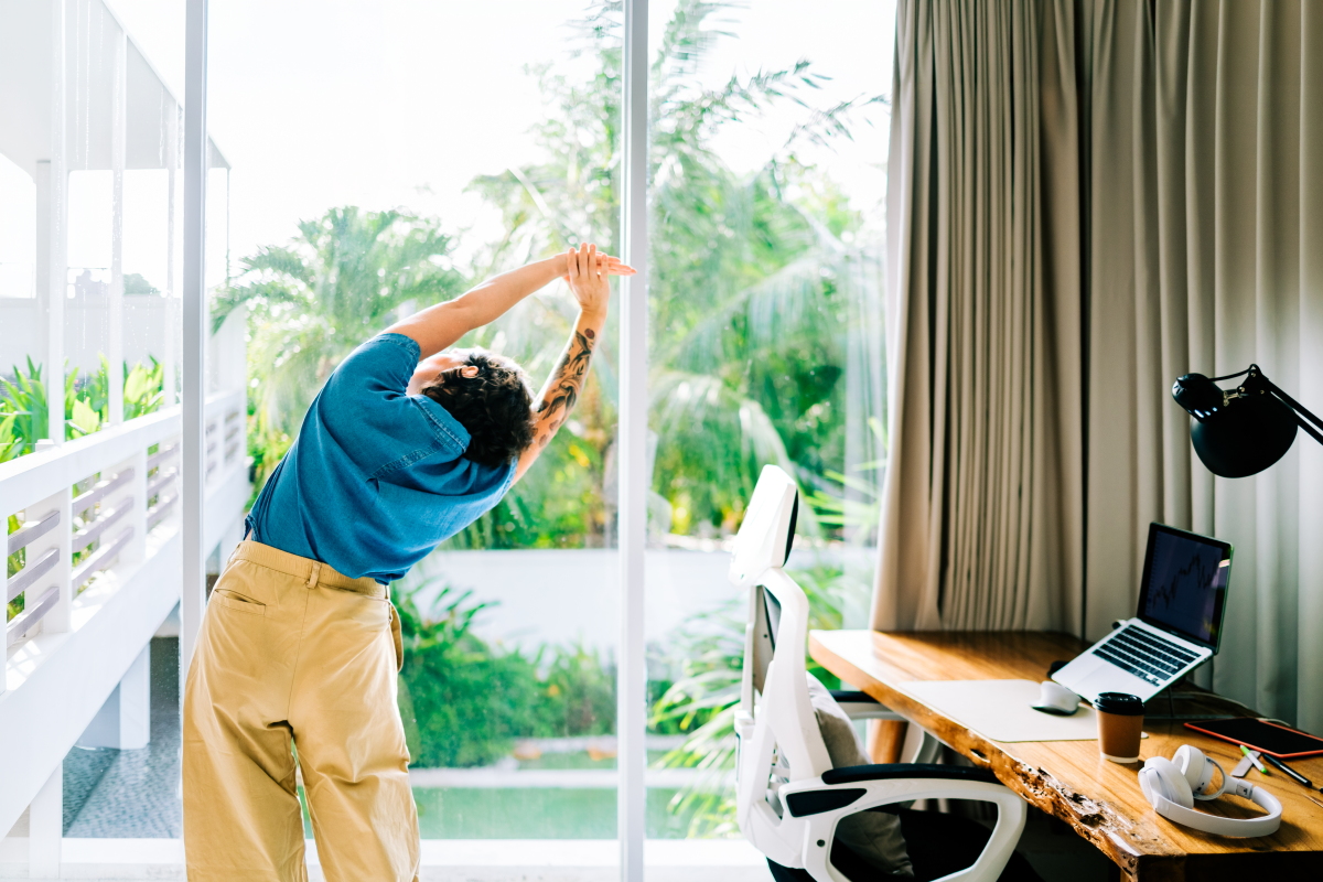 5 simple ways to relieve the aches and pains of sitting at a desk all day