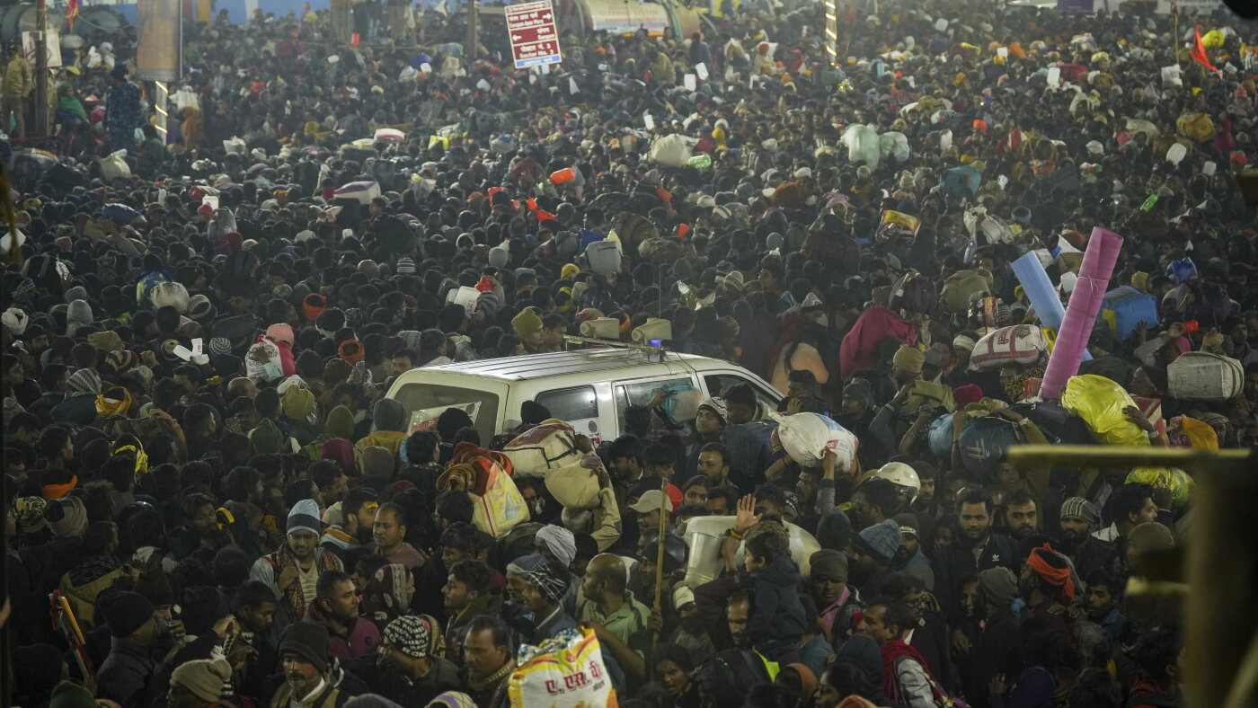 Several feared dead in stampede at Indian festival : NPR