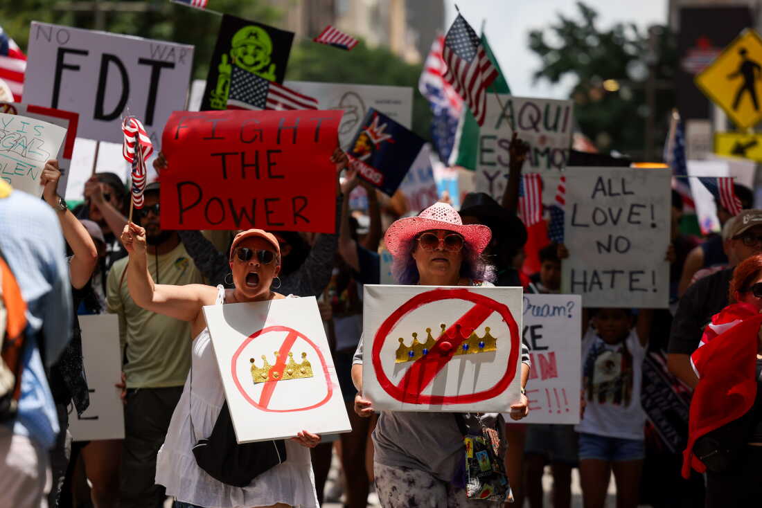 Photos: See No Kings protests around the country : The Picture Show : NPR