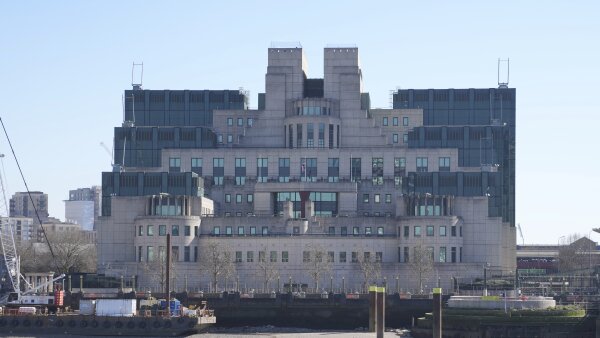 The headquarters of the Secret Intelligence Service, MI6, in London.