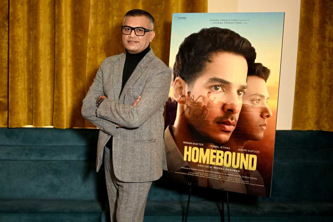Neeraj Ghaywan attends the "Homebound" Awards Q&A Screening at The Garden Cinema on November 24, 2025 in London, England.