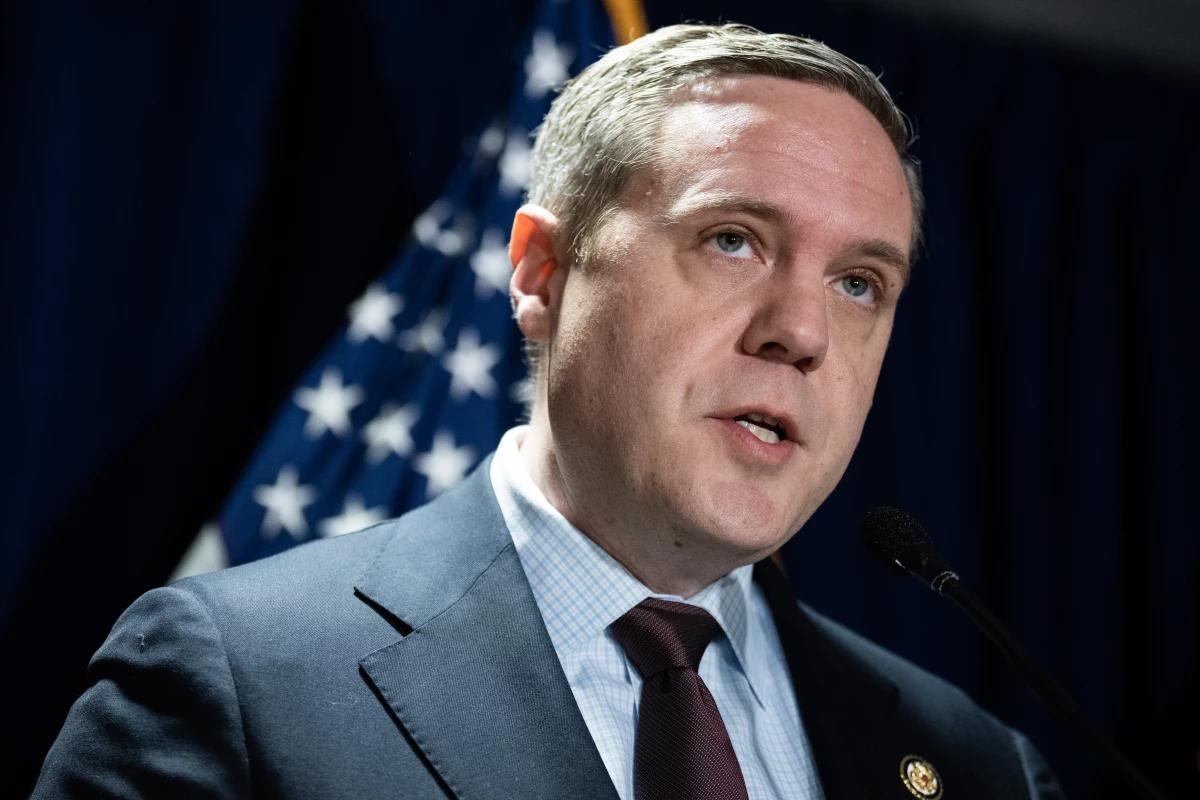 Rep. Jeff Hurd, R-Colo., speaks during a news conference at the Republican National Committee after a meeting of the House Republican Conference on Wednesday, Jan. 22.