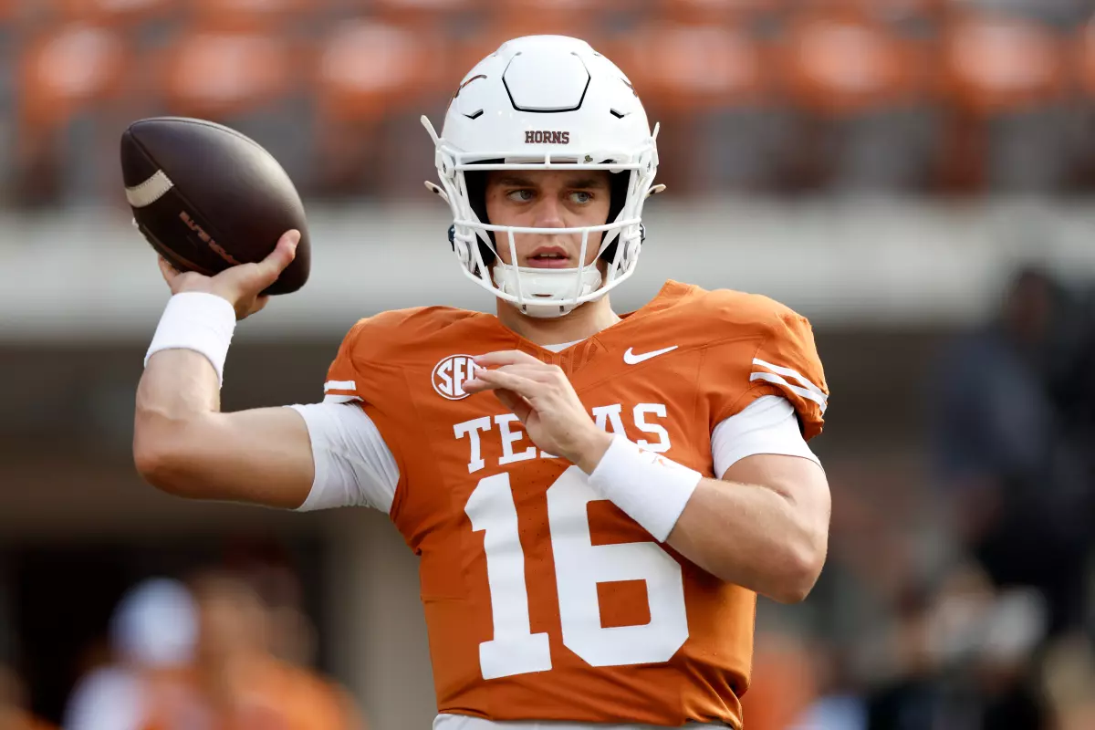 Texas quarterback Arch Manning, the most-hyped player of a generation, is taking the helm at one of the sport's most historic programs.