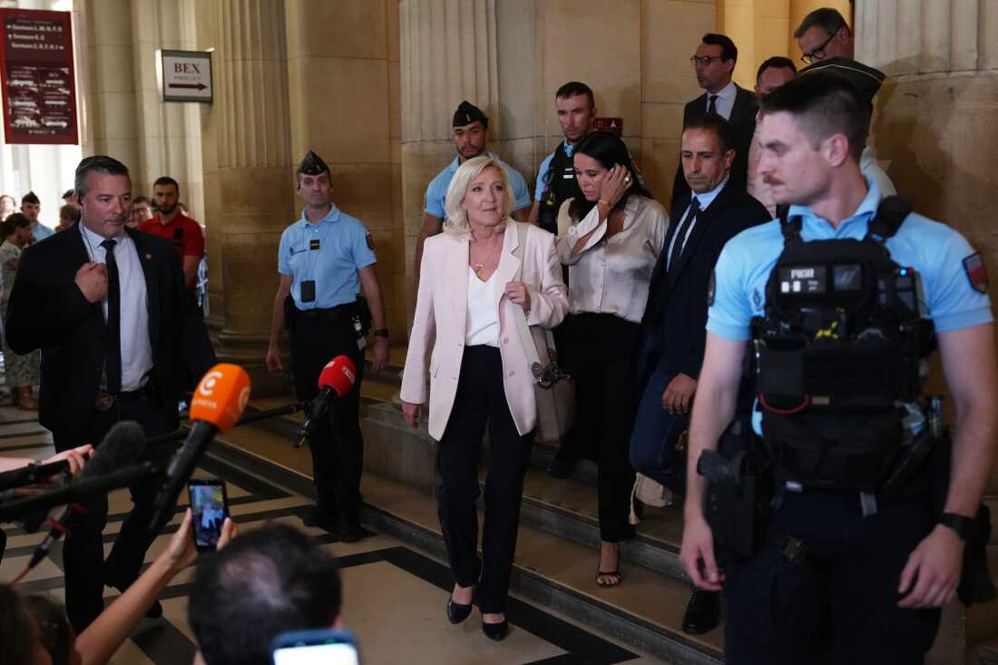 Le Pen says she'll run for French presidency next year despite court-ordered monitor Le Pen says she'll run for French presidency next year despite court-ordered monitor