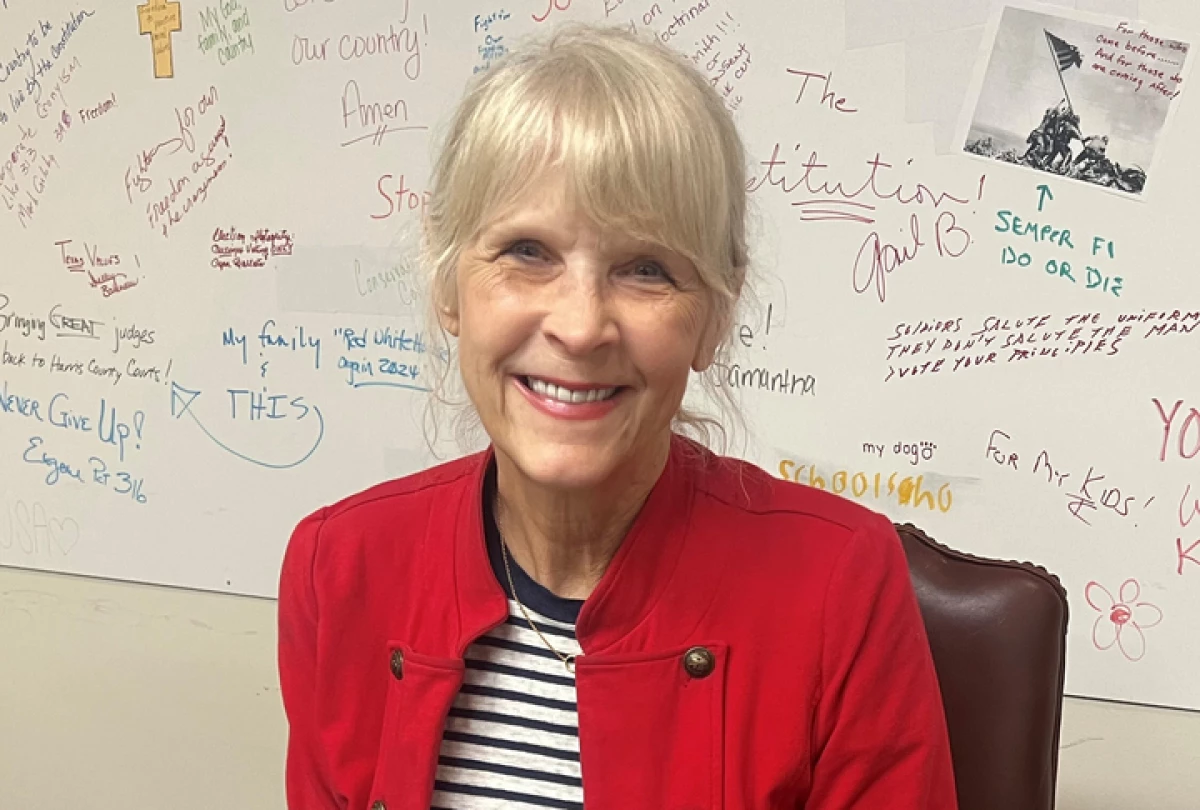 Cindy Siegel, chair of the Harris County Republican Party, says President Trump is winning over Hispanic voters.