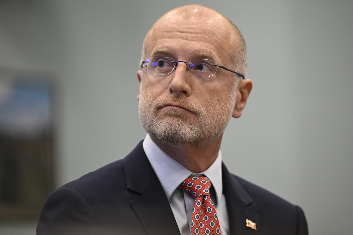 FCC Chairman Brendan Carr testifies before the House Appropriations  Subcommittee on Financial Services and General Government on May 21 in Washington, DC.