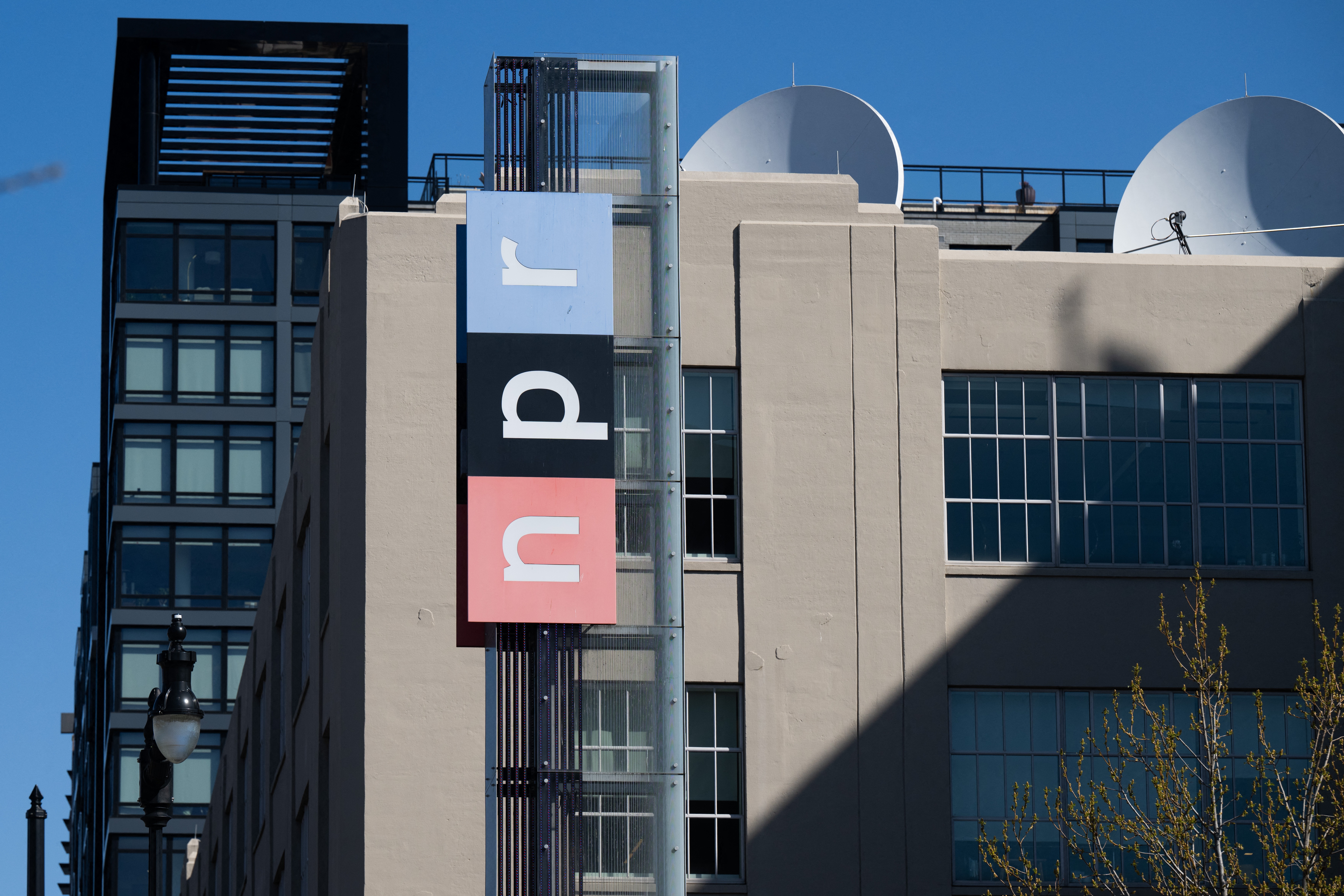 The headquarters for National Public Radio (NPR) in Washington, DC, March 26, 2025.