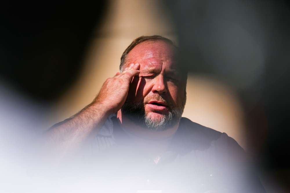 After The Onion was named the winning bidder for Alex Jones' assets at a bankruptcy auction last month, the losing bidder tried to stop the sale, saying the process was rigged and "fatally flawed." (Getty Images)