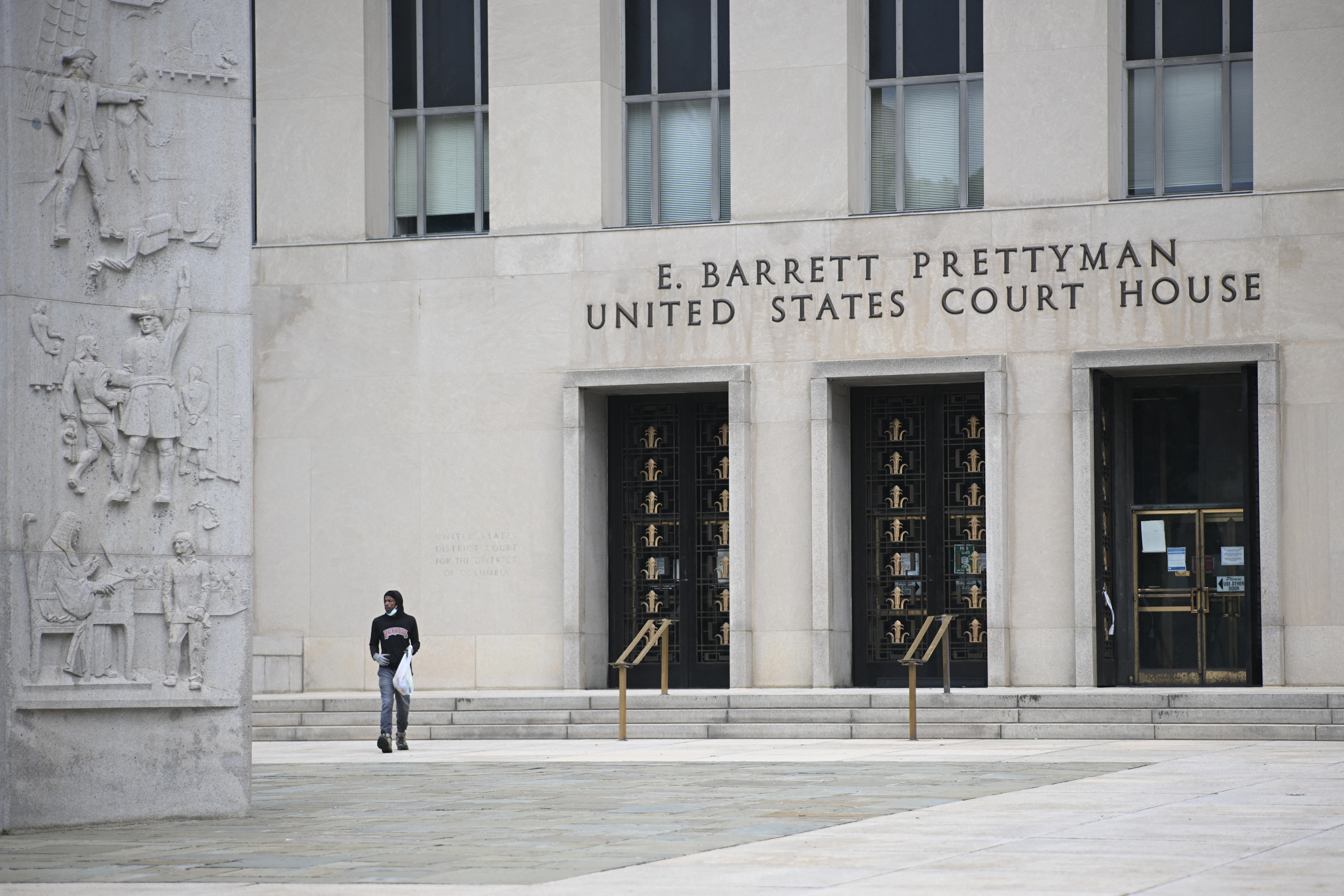 The E. Barrett Prettyman U.S. Courthouse in Washington, D.C., in 2023.