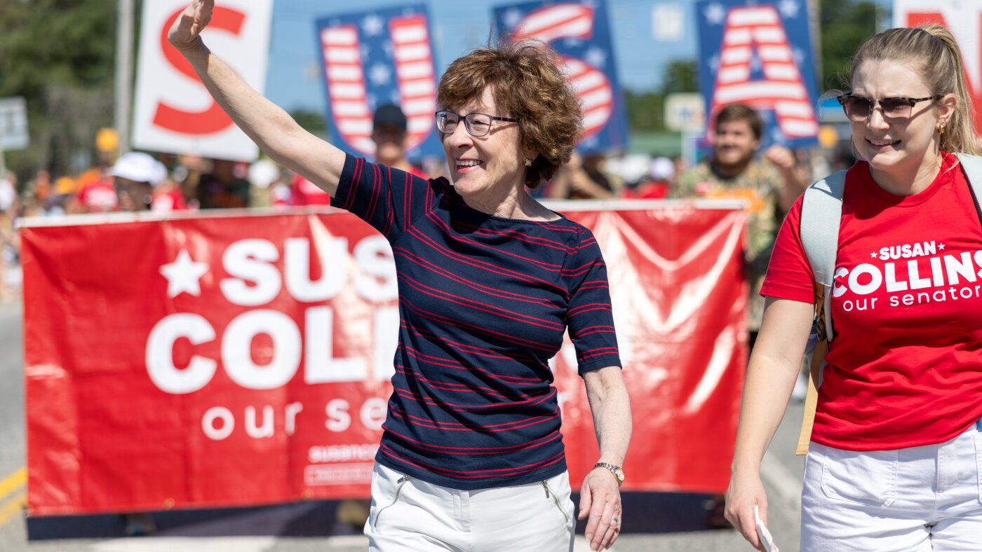 Angesichts eines schwierigen Wiederwahlkampfs muss sich Senatorin Susan ...