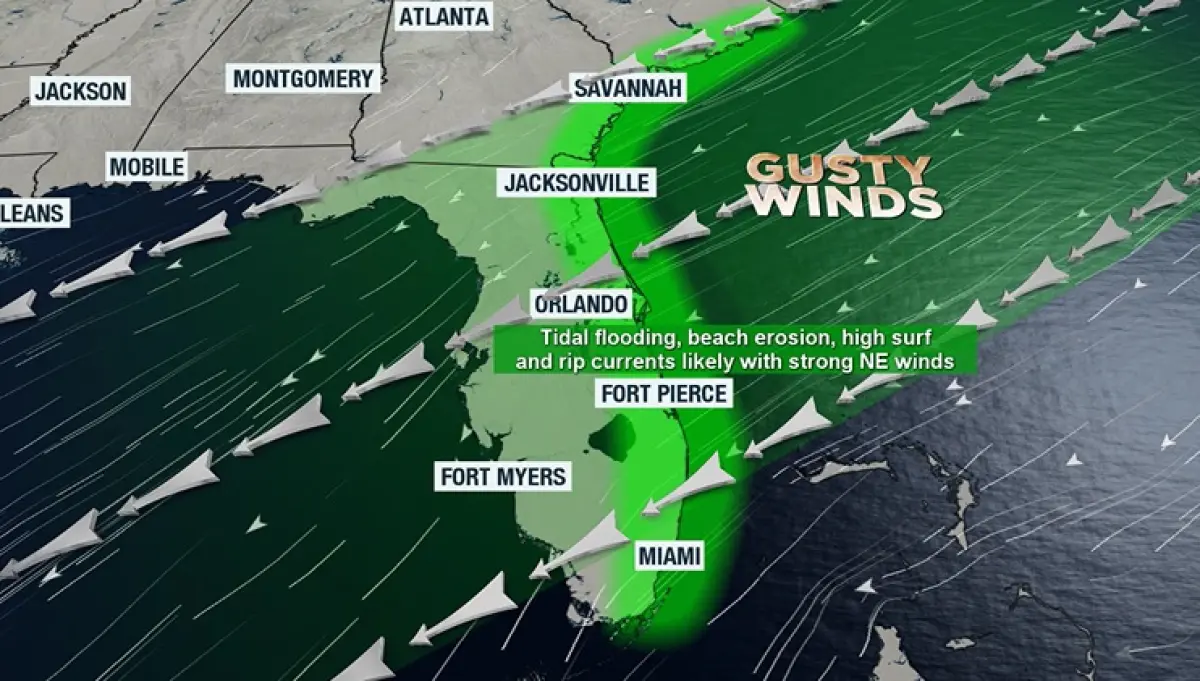 Hazardous conditions along coast to continue through most of the week.