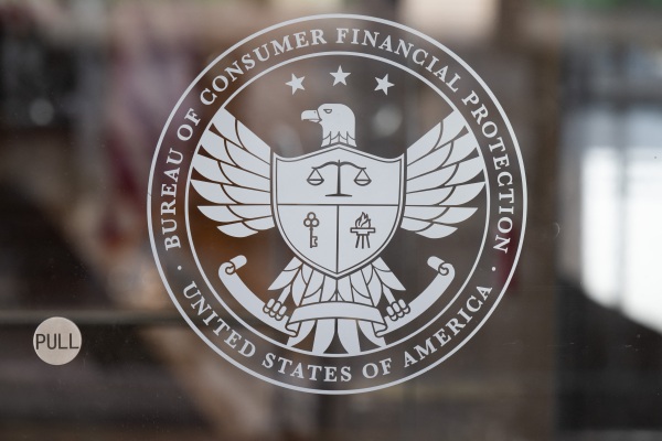 A view of the Consumer Financial Protection Bureau (CFPB) headquarters building in Washington, DC.