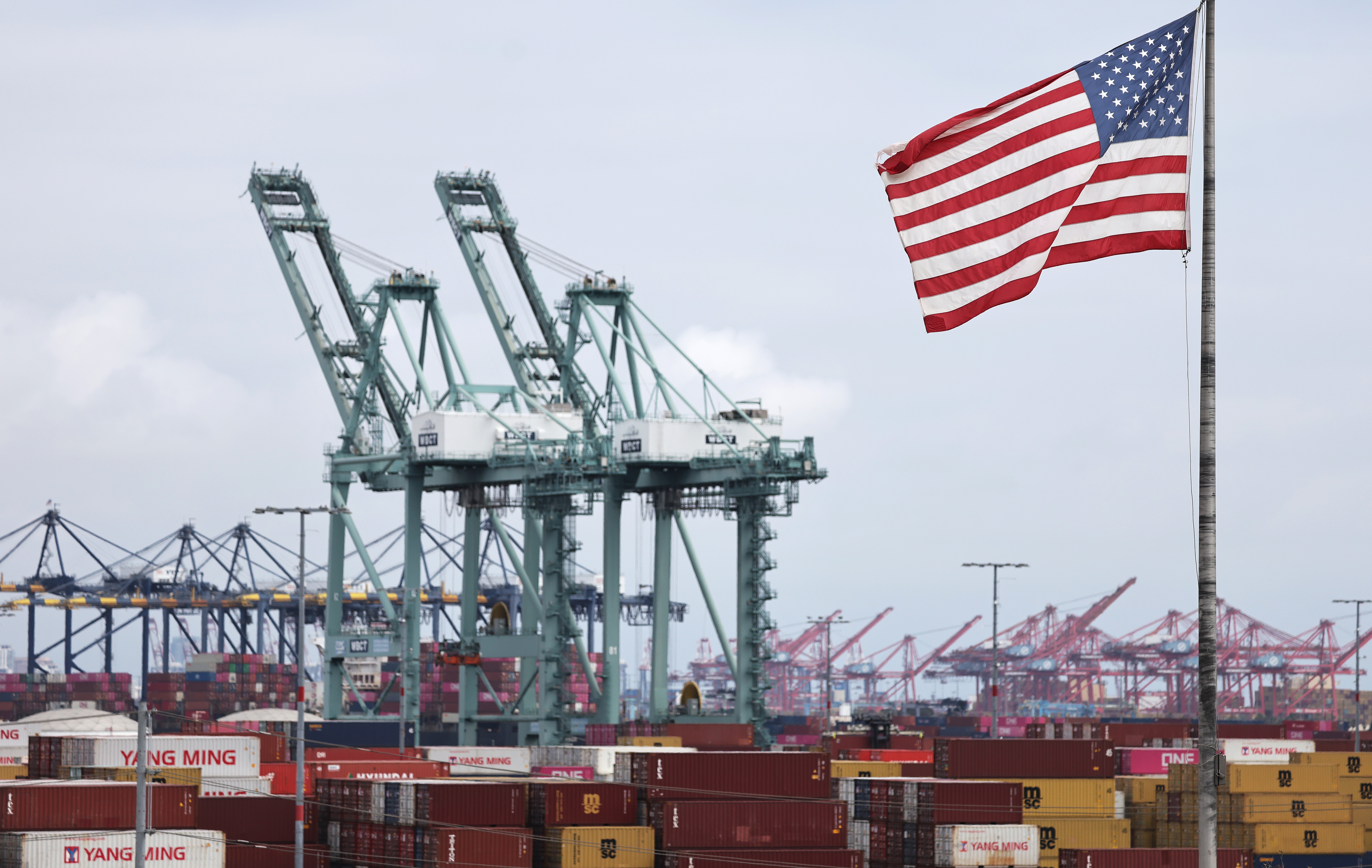 The Port of Los Angeles is a major gateway to the U.S. for cargo coming from Asia. But imports from China have dropped this year in response to President Trump