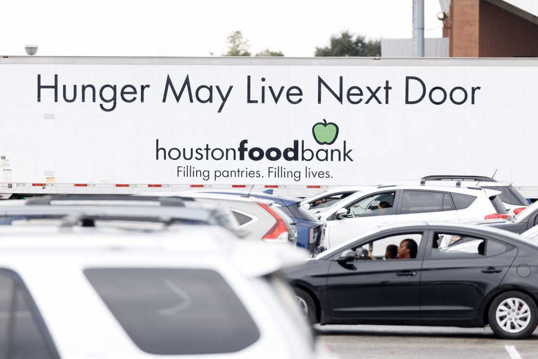 More than 3,500 families attended a food distribution event organized by the Houston Food Bank in November.