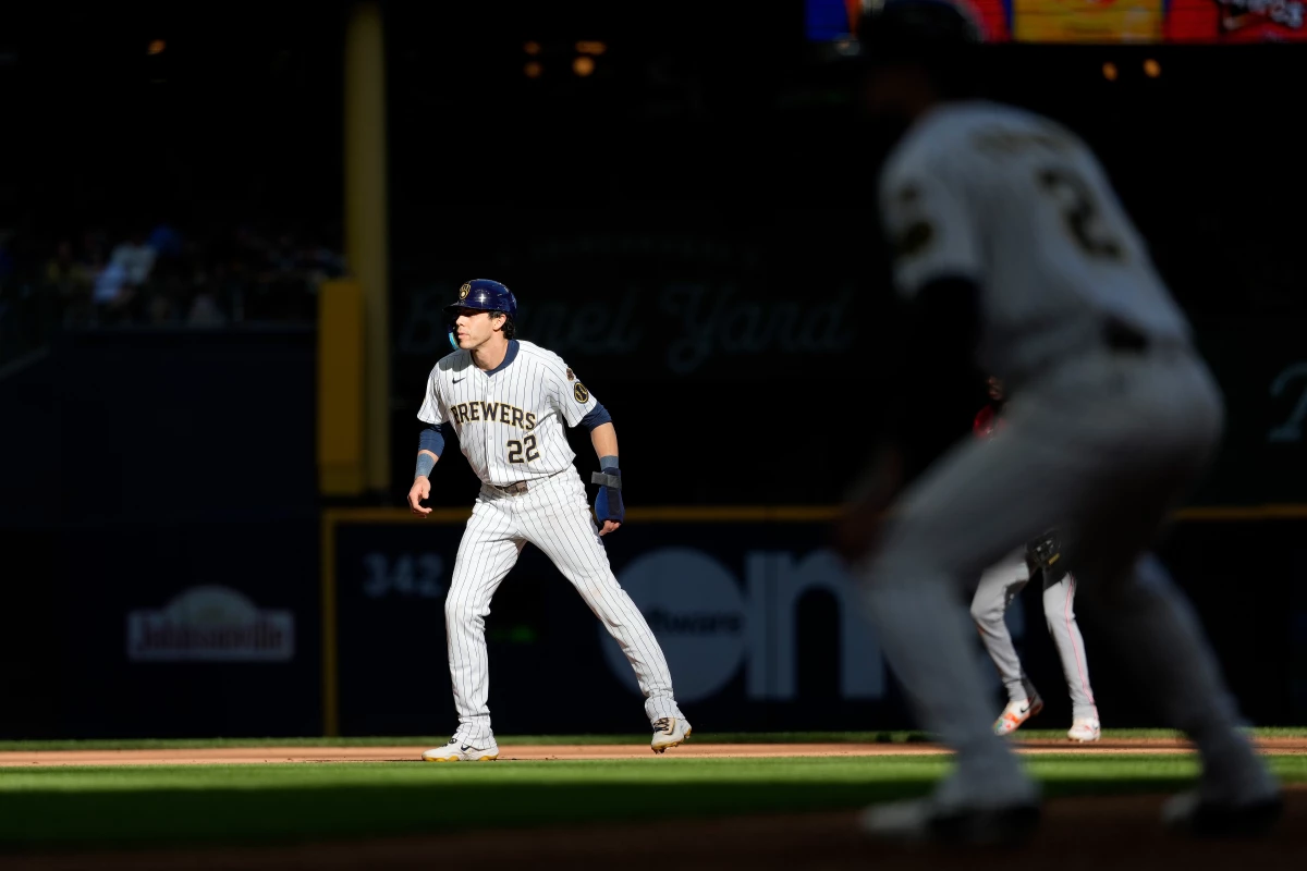 Christian Yelich of the Milwaukee Brewers wasn't alive the last time his team went to the World Series (1982). The Brewers have a small payroll but were one of baseball's hottest teams in the summer.