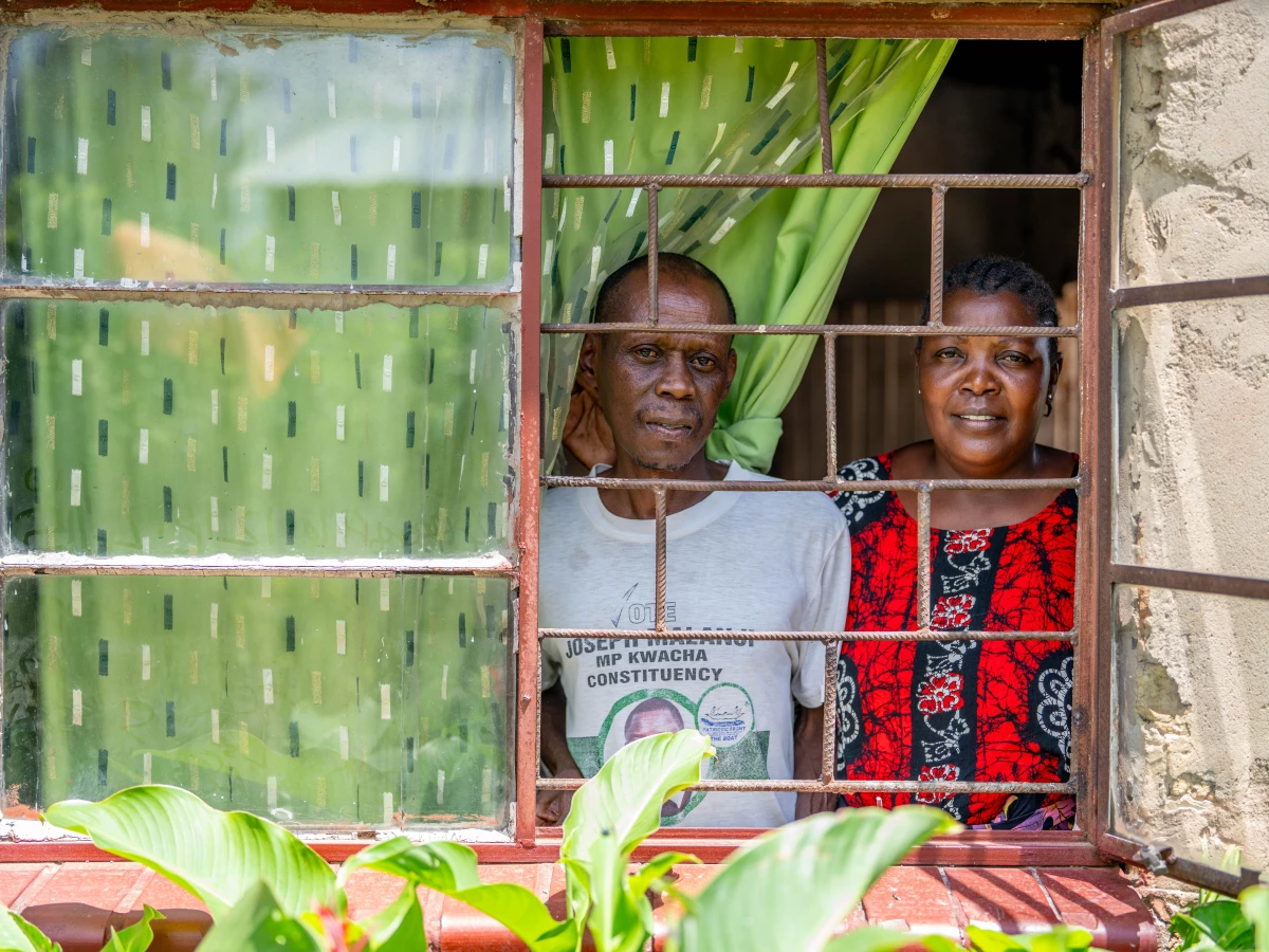 Brian's wife — Annie Chiluba, 47 — is also HIV positive and has also run out of her HIV medication. She still feels ok, she says, but she worries about her husband's worsening health.
