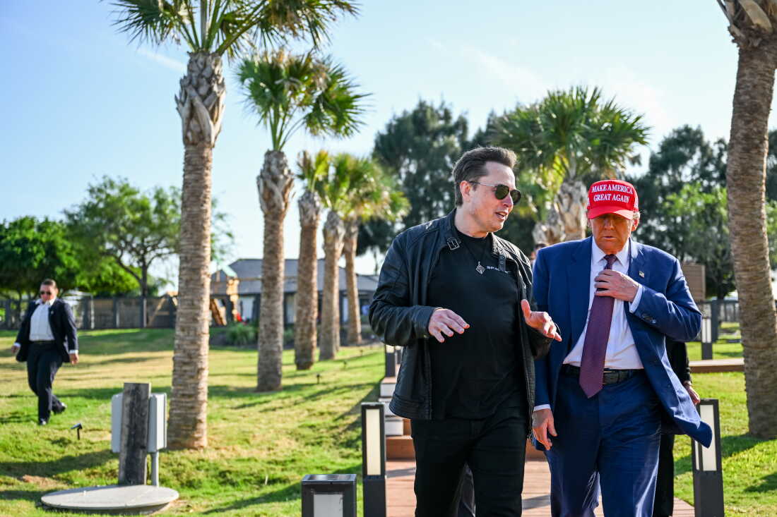 Elon Wave Elon Musk turns Inauguration Day salute into Nazi-themed jokes : NPR