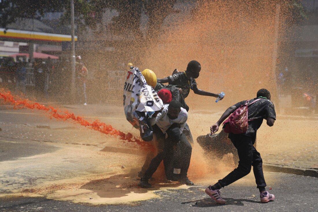 Kenya&rsquo;s police shoot at protesters storming parliament : NPR