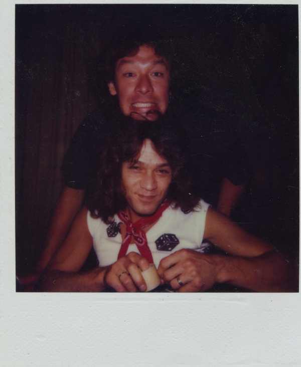 Brothers Alex (top) and Eddie Van Halen in an undated photo.