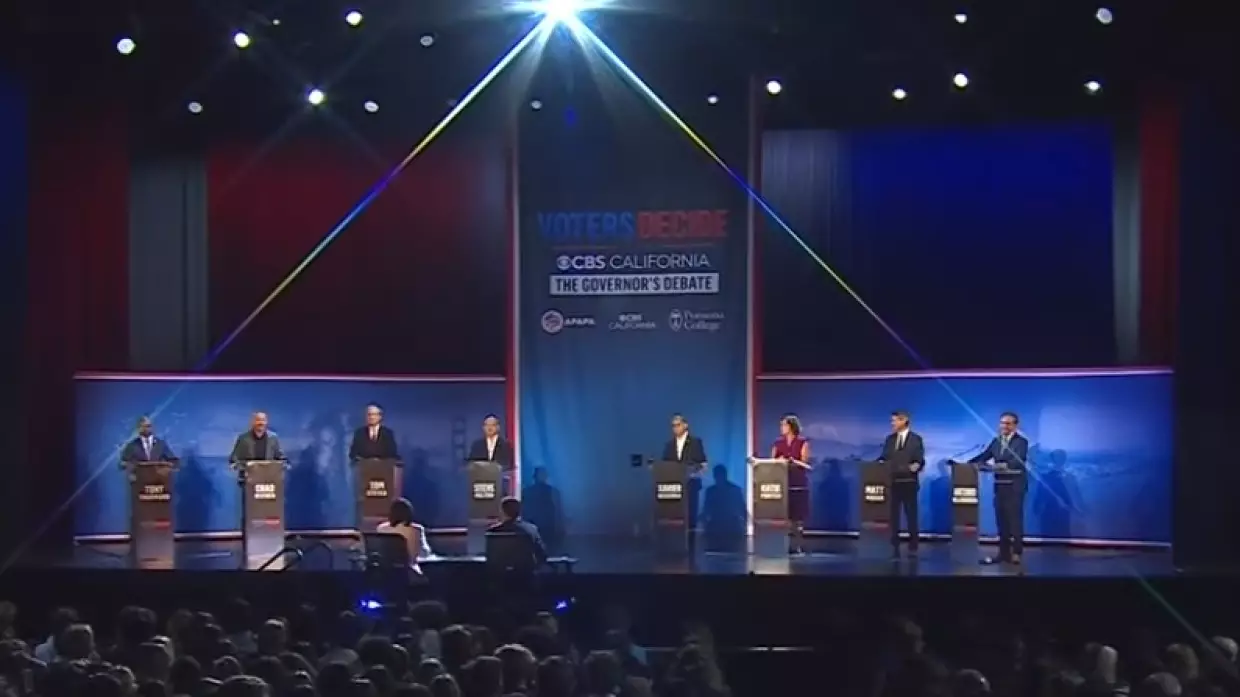 Candidates target Steyer, Becerra in free-wheeling California governor debate