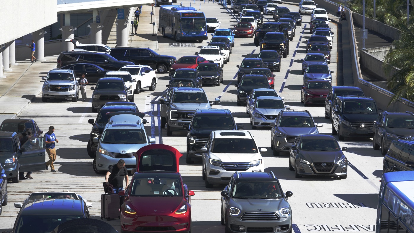 Thanksgiving journey anticipated to hit report highs, AAA says : NPR