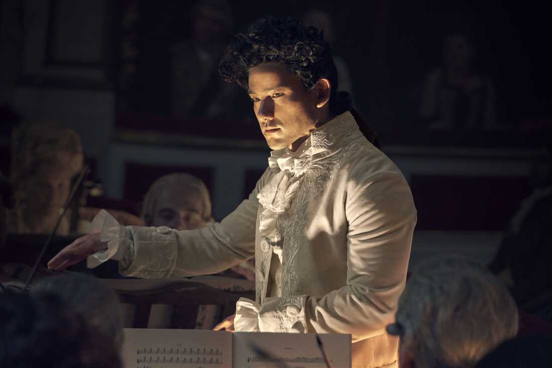 Will Sharpe plays Mozart in the Starz series Amadeus.