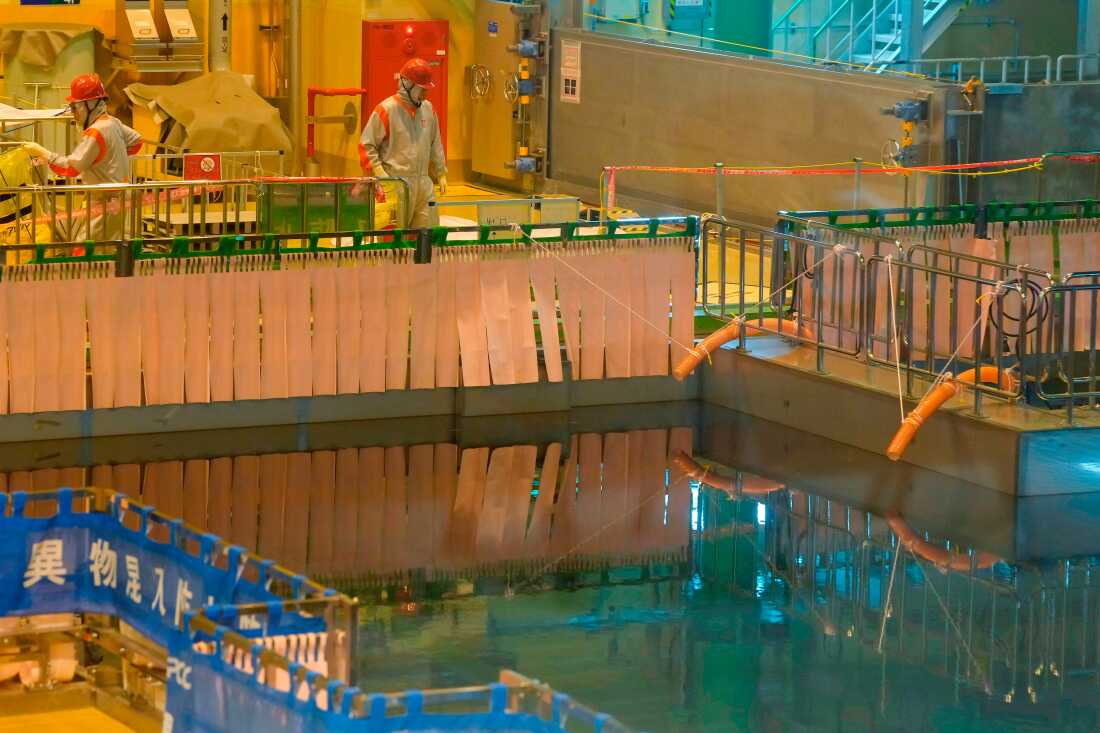 FILE - The operation floor inside the Unit 6 reactor building is pictured during a media tour at Tokyo Electric Power Company Holdings' (TEPCO) Kashiwazaki-Kariwa nuclear power station in Kariwa Village, Niigata prefecture, Japan on Friday, May 1, 2026.