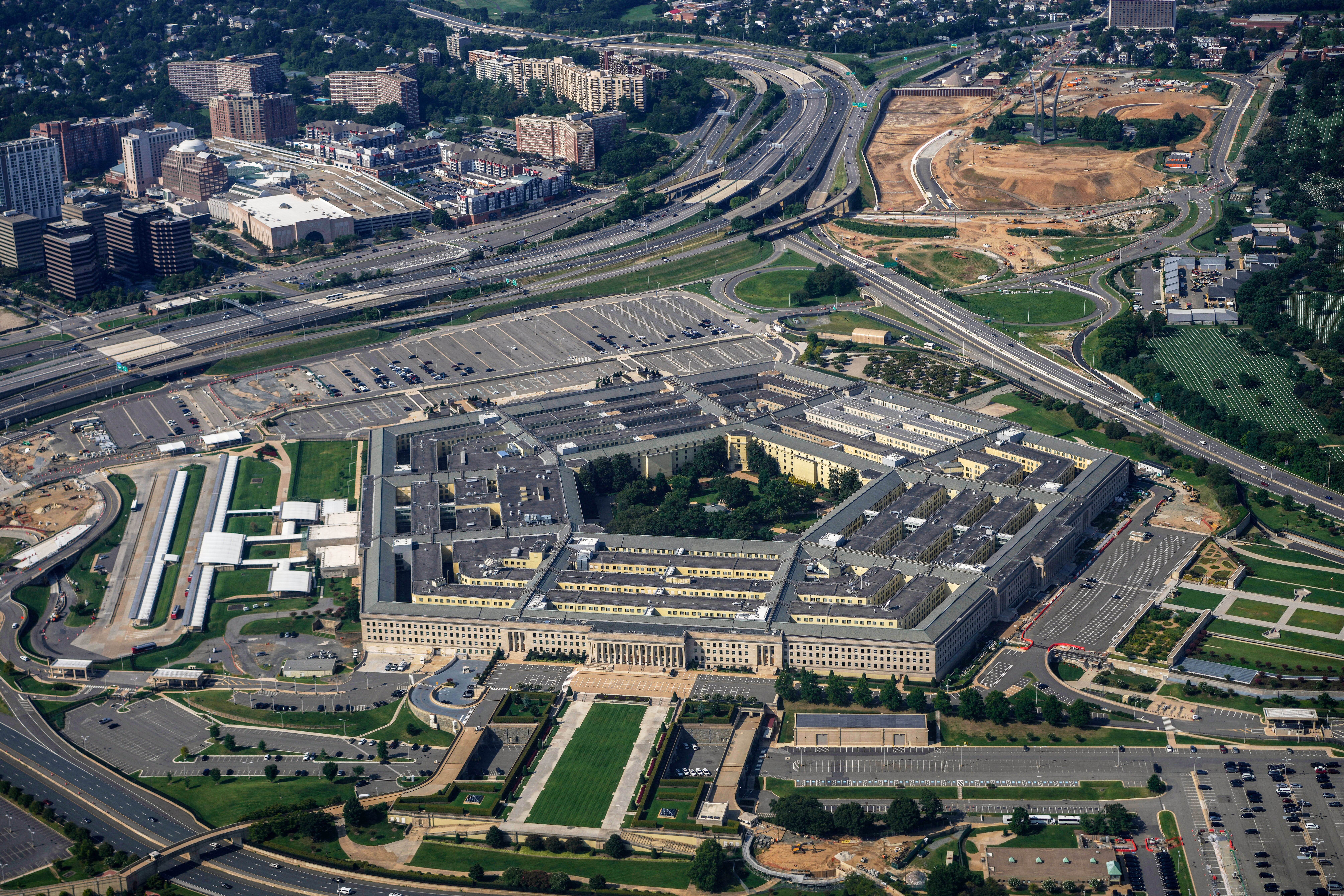 The Pentagon is seen on Sunday, Aug. 27, 2023, in Washington.