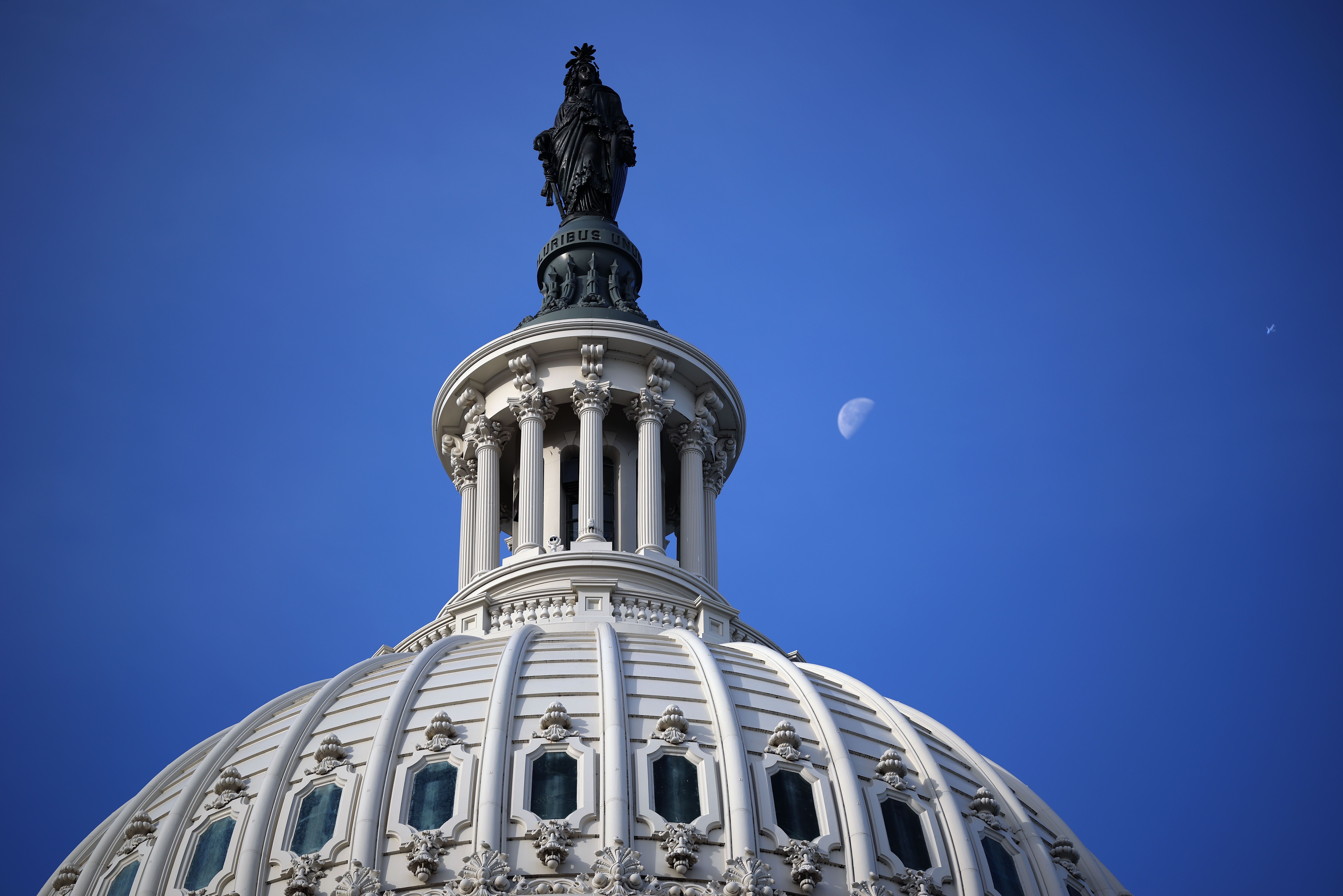 The U.S. Capitol is shown on Tuesday, the morning after the Senate passed legislation to reopen the federal government. The House could vote on the plan as early as Wednesday.