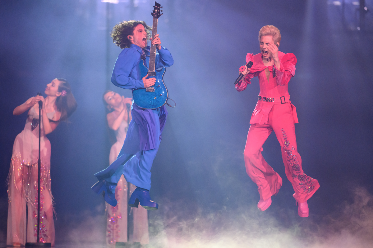 Ziferblat represent Ukraine with their song 'Bird of Pray' at the Eurovision Song Contest.