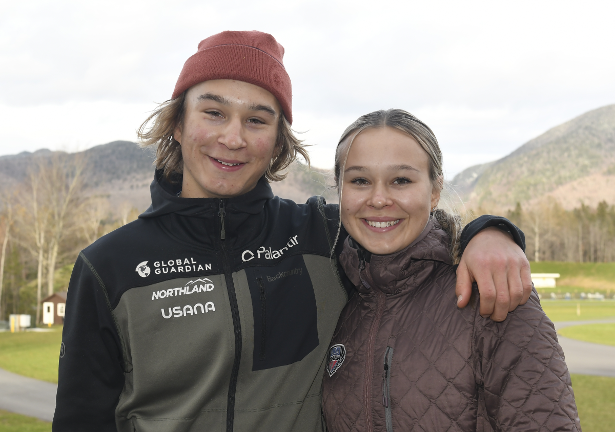 Niklas and Annika Malacinski in 2021. They grew up in Colorado but train in Norway.