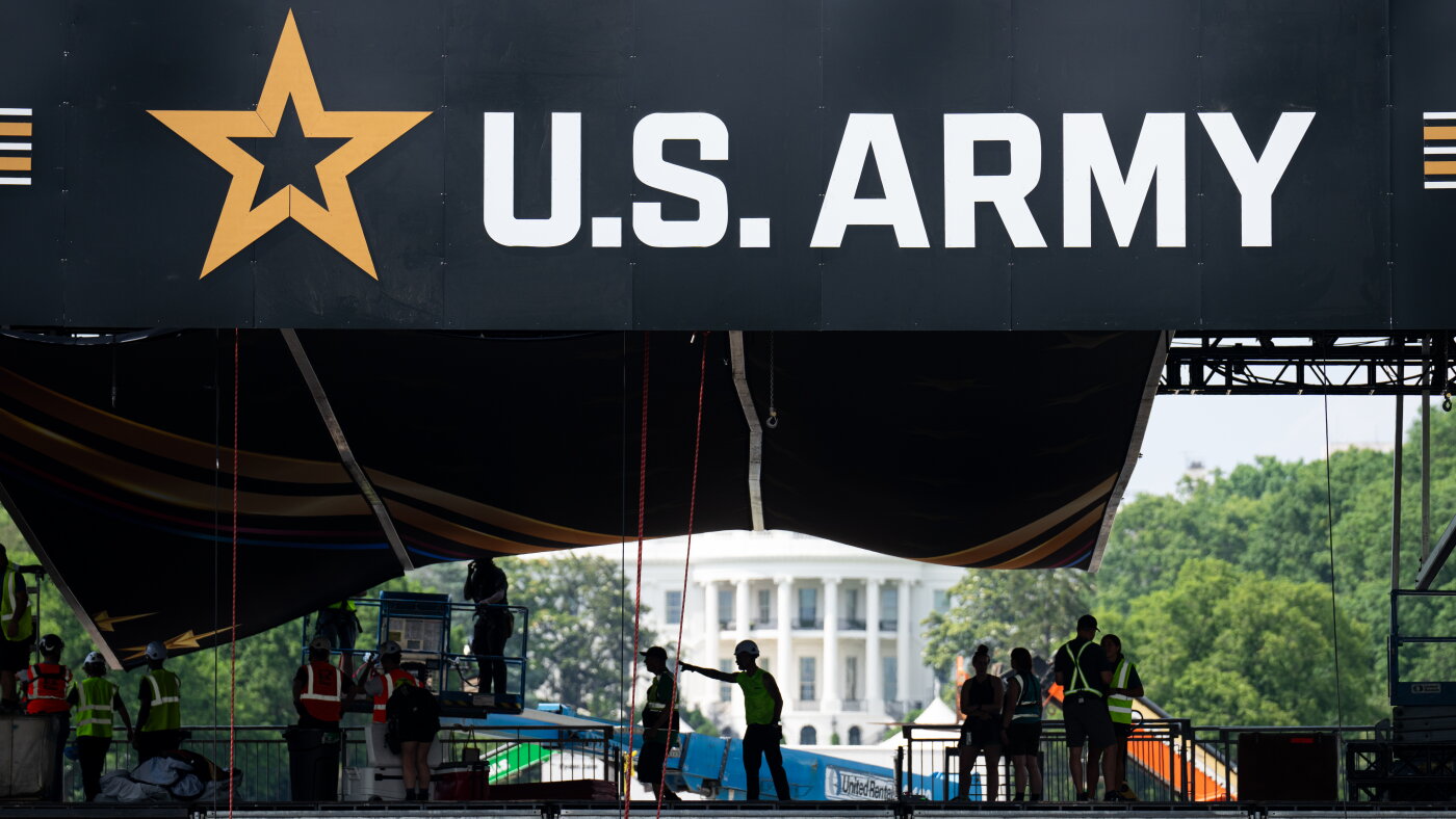 By the numbers: This weekend's big military parade in D.C. - NPR