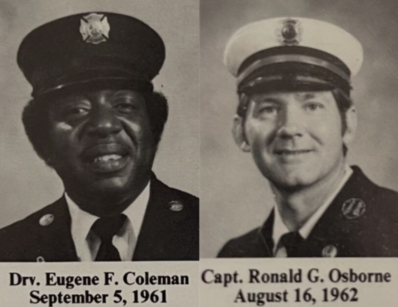 Portraits of Eugene (Eddie) Coleman and Ronald Osborne.