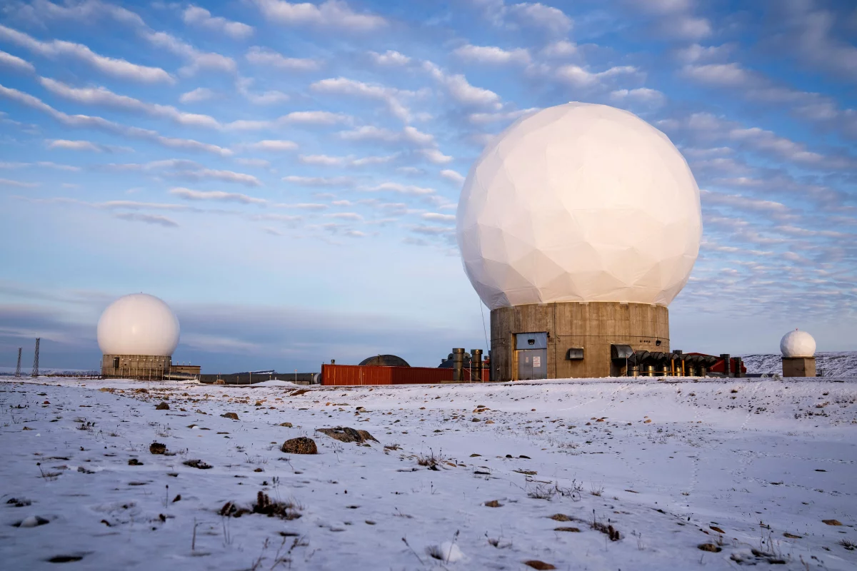 Pituffik Space Base, formerly known as Thule Air Base, is pictured in northern Greenland on Oct. 4, 2023.