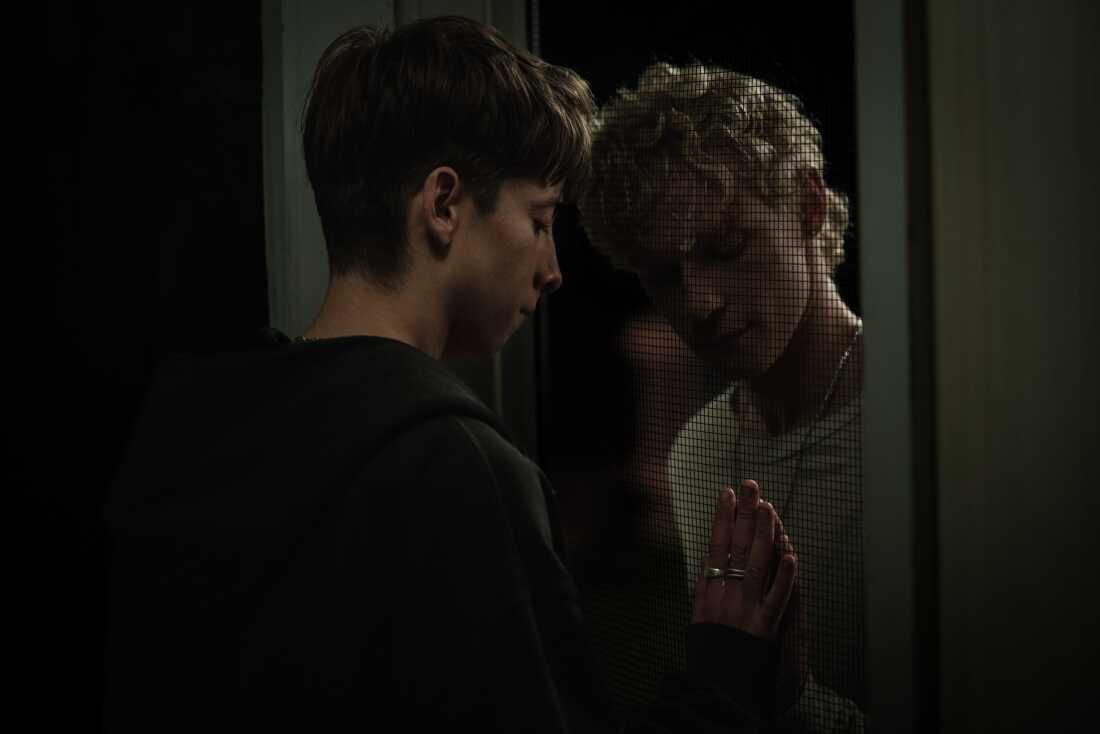 Naim (Joe Bird) and Ryan (Stacy Clausen) in “Leviticus”