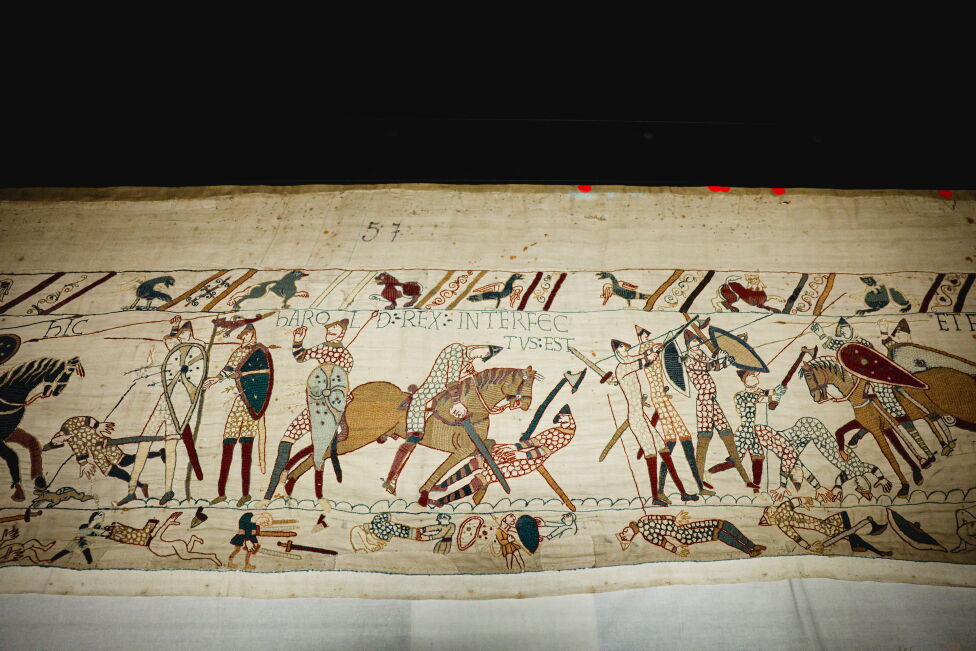 After 900 years, the Bayeux Tapestry returns to England and goes on display in London