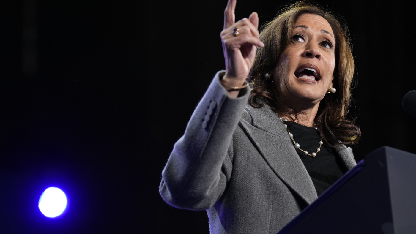 Harris says Trump is ‘cruel’ at Georgia rally as she spotlights abortion restrictions : NPR