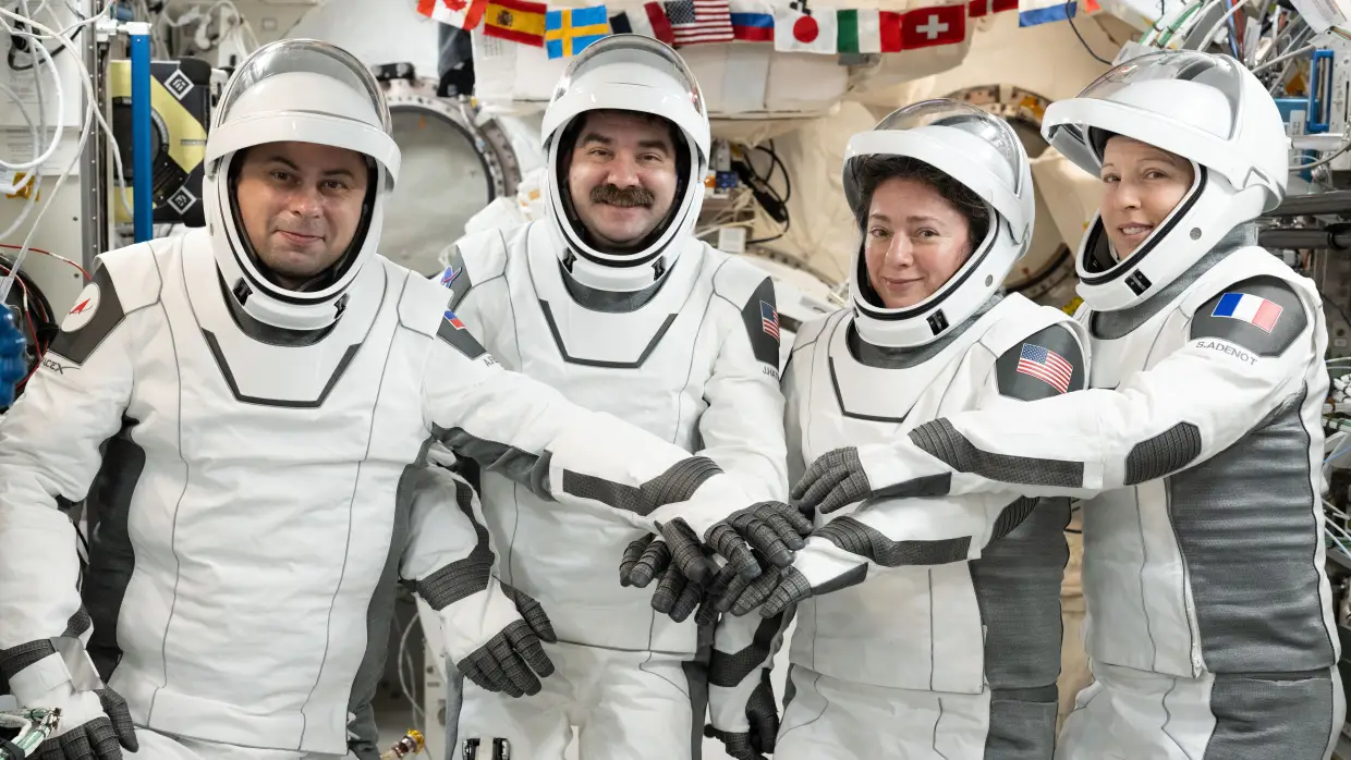 4 people on NASA's Crew-12 mission return to Earth after 8 months in space
