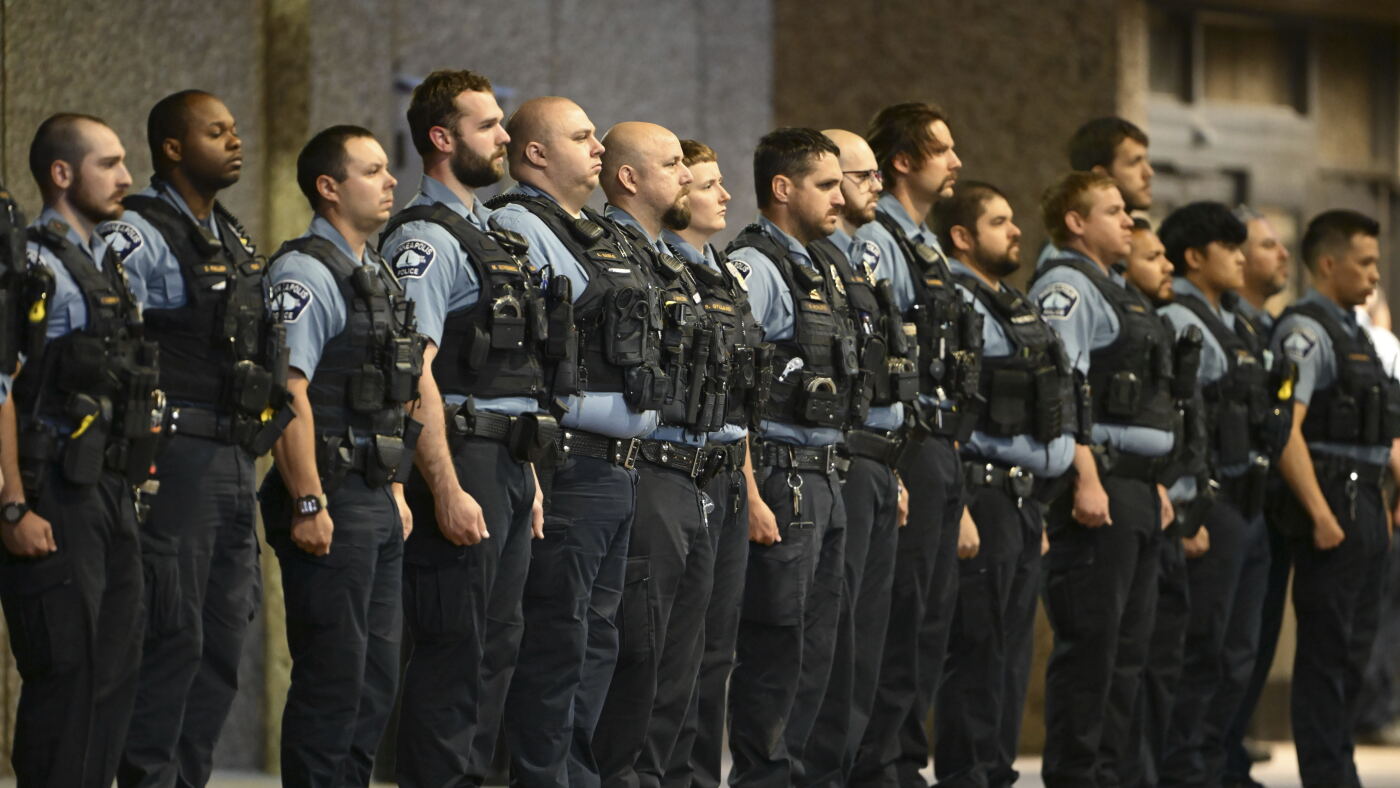 Police officer, suspect among 3 dead in Minneapolis shooting : NPR