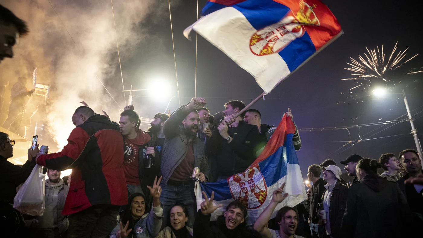 Serbia's student movement defeats Russia-backed leader : NPR