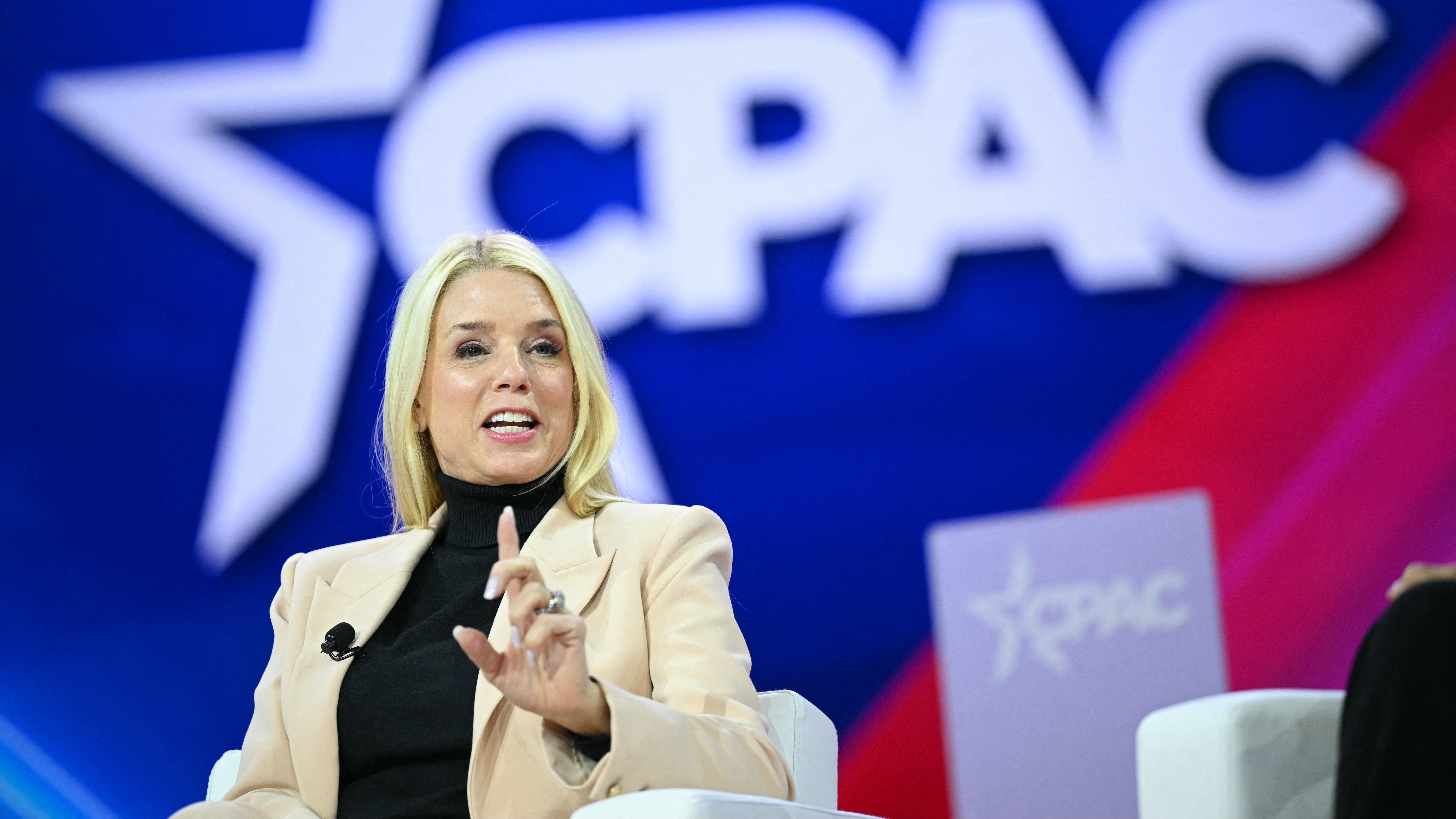 Former Florida Attorney General Pam Bondi speaks during the annual Conservative Political Action Conference meeting on Feb. 23 in National Harbor, Md.