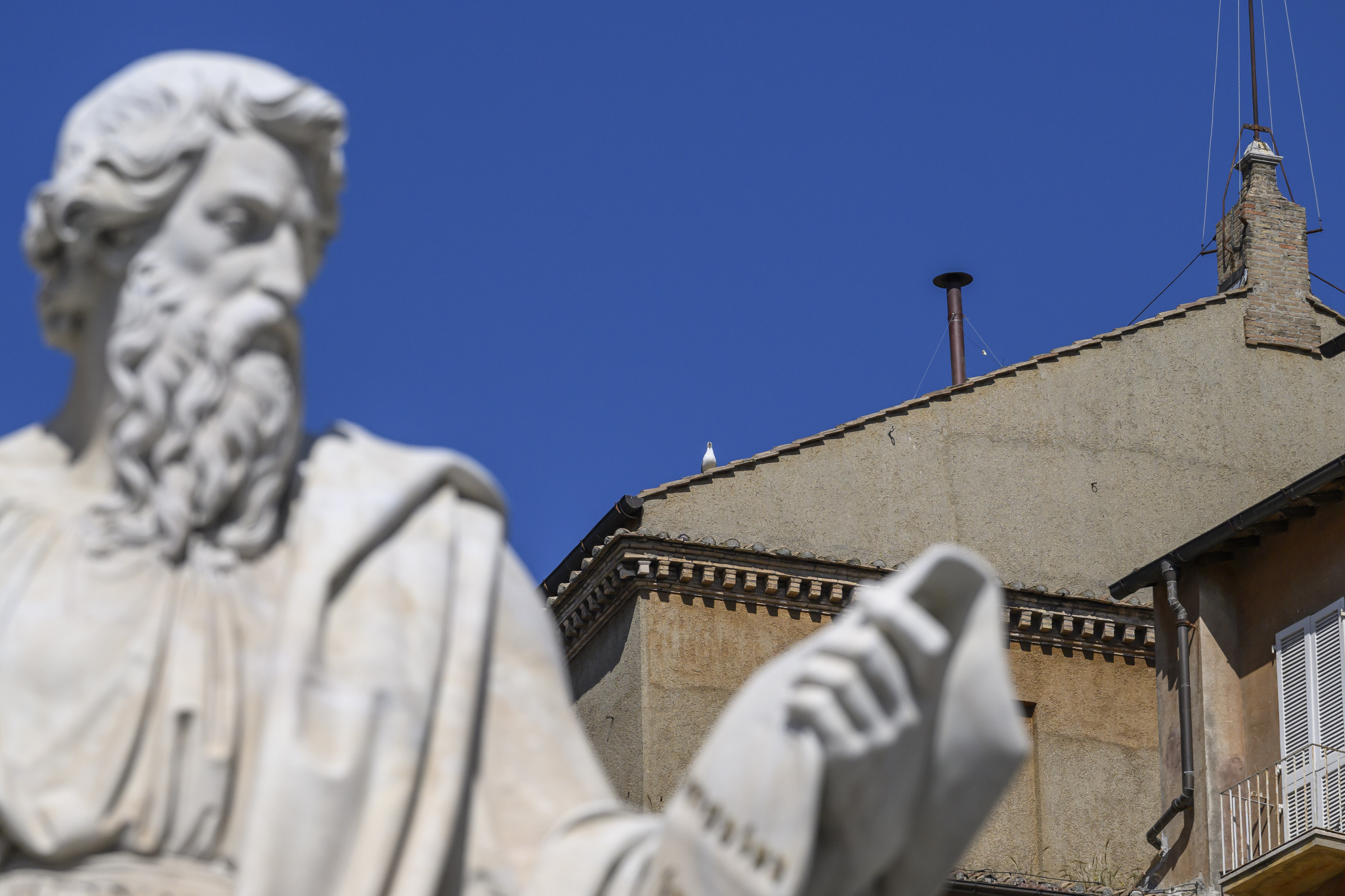 Black smoke rises from the Sistine Chapel as cardinals cast an unsuccessful first vote Black smoke rises from the Sistine Chapel as cardinals cast an unsuccessful first vote