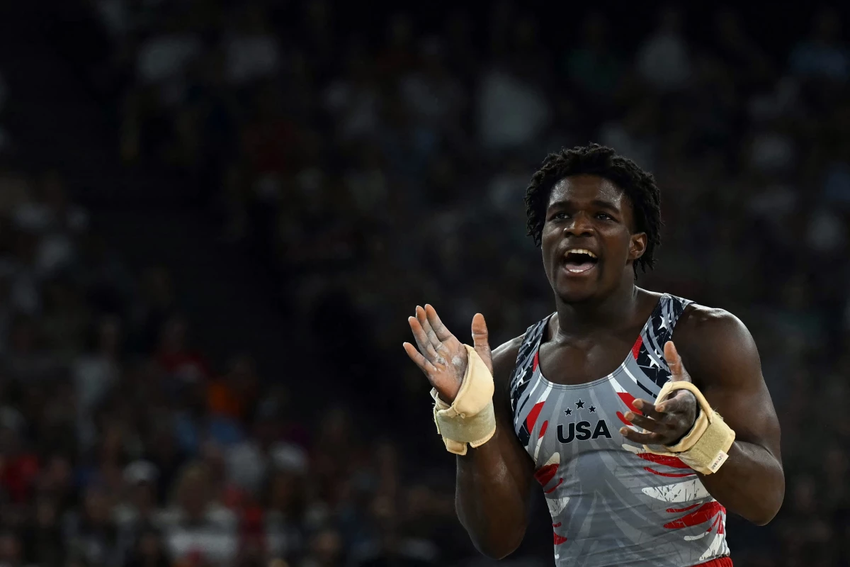 'My goal leaving here was to make a statement that the U.S. is getting stronger and stronger,' said Frederick Richard about competing at the Paris Olympics. 'I think a lot of young boys watching are inspired by us, and that makes me really happy.'