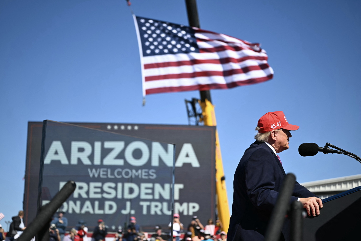 Trump promised a swing district blitz. He's going to a lot of very red states